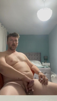 Horny Stepdaddy Wanks and Fingers Arse