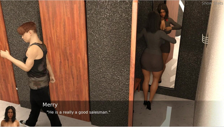 XXX Games Bunk: Project hotwife - gameplay - juego de roles - secretario de tienda muestra...