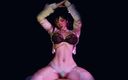 X Hentai: Красотка-танцовщица скачет на мужчине в VIP комнате - 3D анимация 271