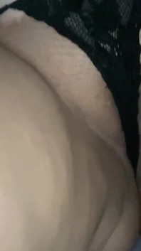 He Lifts His Stepmother's Pajamas and Plays with Her Fat Vaginal Lips