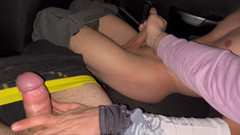 AlexGay: 一个英俊的路人没有避孕套被干菊花，热辣的性爱巡航！