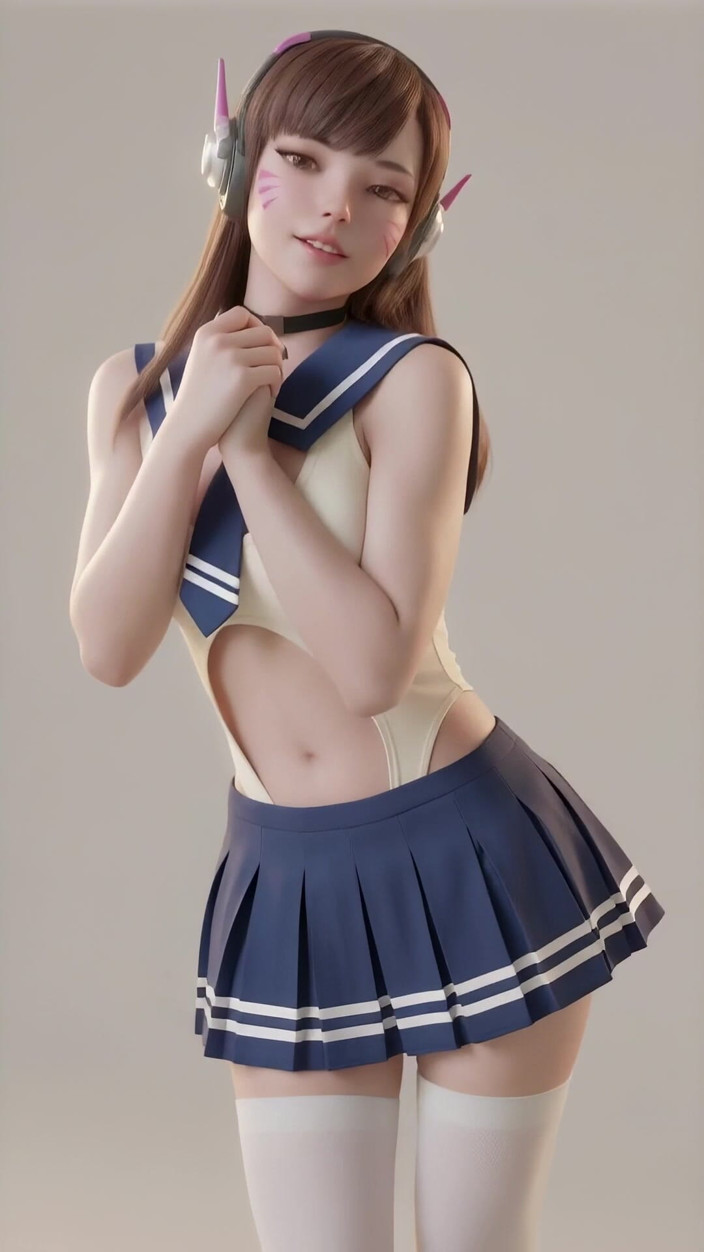 3D-Hentai Games: D.va's Lovely Dance (apink - U You)