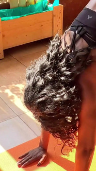 Stepdad Find Me Doing Yoga Outside and Cant Resist My Sweet Young Pussy