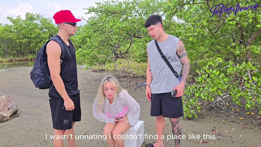 I Have a Threesome with My Boyfriend and His Friend on the Beach (Tatiana Alvarez)