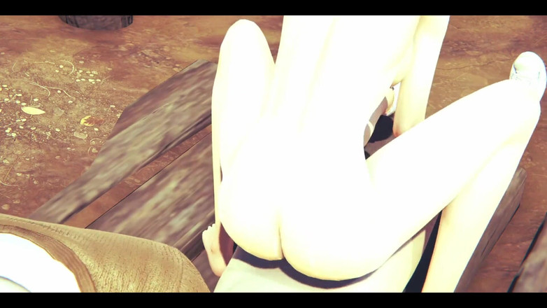 HentaiTubes: On titans hentai - mikasa lagi asik seks threesome sama annie -...