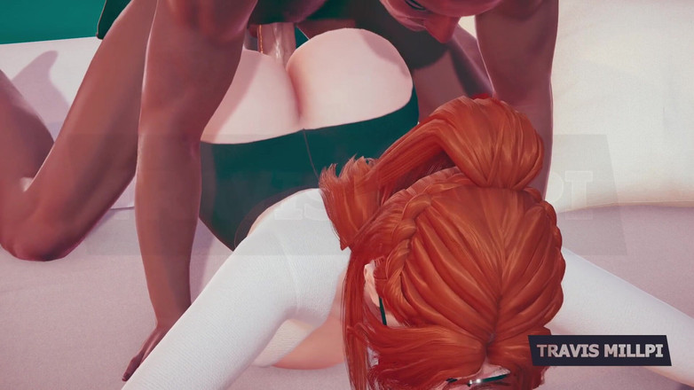 TravisMillpi: Thicc rothaarige professorin kriecht in dein büro, fantasie, brille auf,...