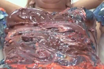 Radical: homemade messy porn - painted body porn