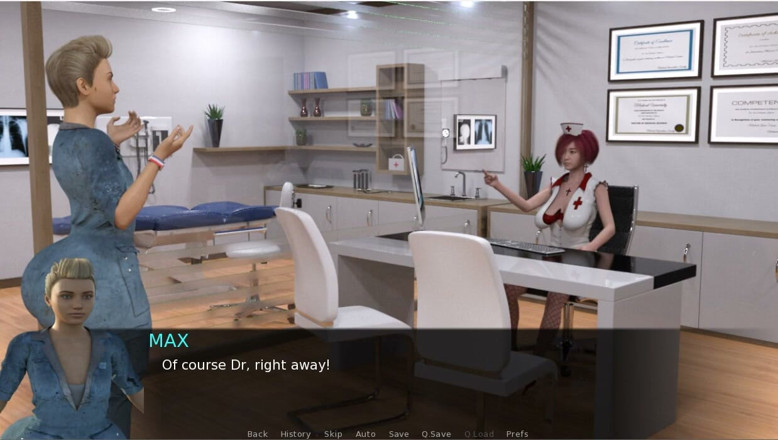 XXX Games Bunk - Trans: Futa Groves - เกมเพลย์ - สวมบทบาท - น้องสาวตูดใหญ่โดนพยาบาล Futa เย็ด - ที่อุดตูดในรูตูด