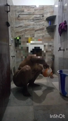 Tamil madrasta Amma quente banho