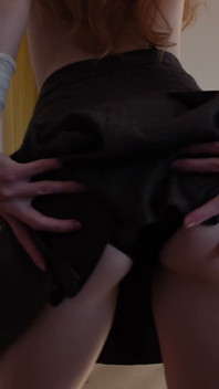 Under Skirt Teasing and Masturbation