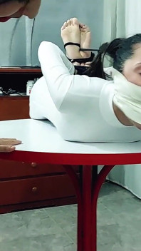 Elvira’s Tightest Hogtie - Gagged, Helpless and Humiliated