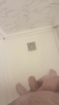 Retired Army Veteran Playing with His Cock in the Shower