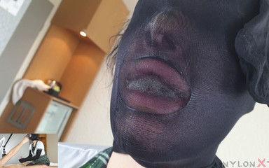 Nylon Xtreme: POV Nora Fox Girl Encasement Nylon