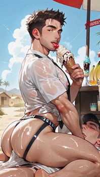 Man Blowjob Ass Fuck Cum