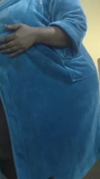 Fat Ass BBW Moaning and Stripteasing at the Kitchen