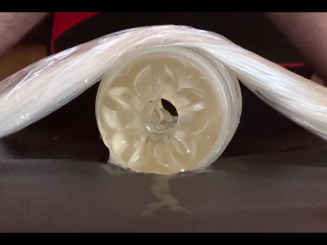 Guy Cums Multiple Times While Fucking Fleshlight with Moans, Dirty Talk and Intense Orgasms (Big bad friendly guy)