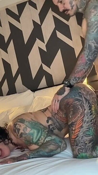 Sam Crux และ Bianca Bailee Steamy เย็ดโรงแรม