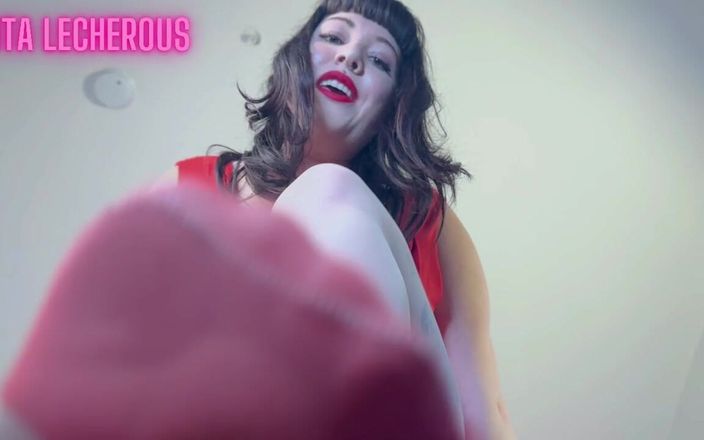 Lita Lecherous: Giantess pega meia-calça JOI e Crush Fantasy