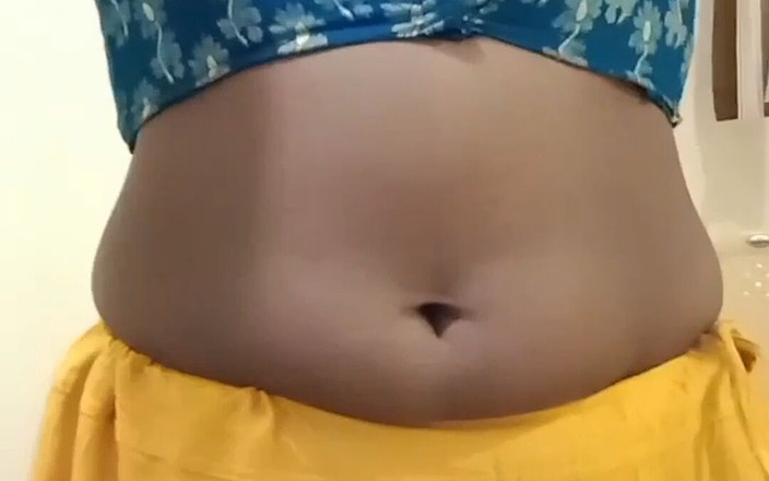 RenuRaj: Desi Tamil Cuckold Wife Teases in Pink Bra Saree Navel...