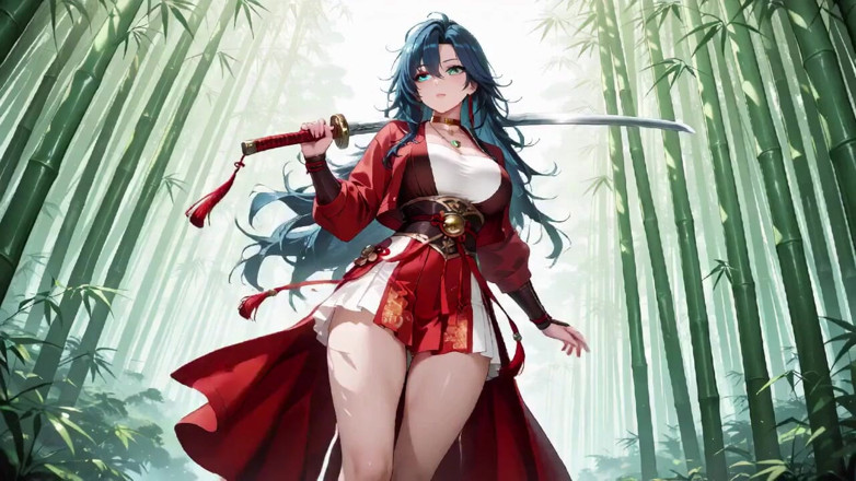 Tay Swift X: Samurai tóc xanh! Dịch vụ trong Rừng Tre. Những bí...