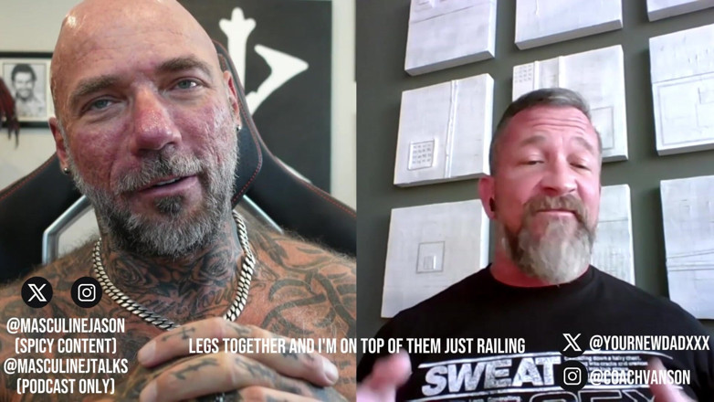 Raw and Uncensored with Masculine Jason: Porn star confessions - coach vanson episode 204