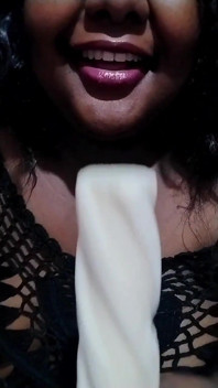 Sucking Ice Cream