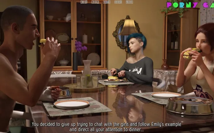 Porny Games: Halfway house - Hug from Samantha (33)