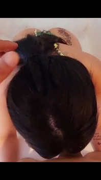 Verbluffende anale creampie met een Braziliaanse met een super grote kont