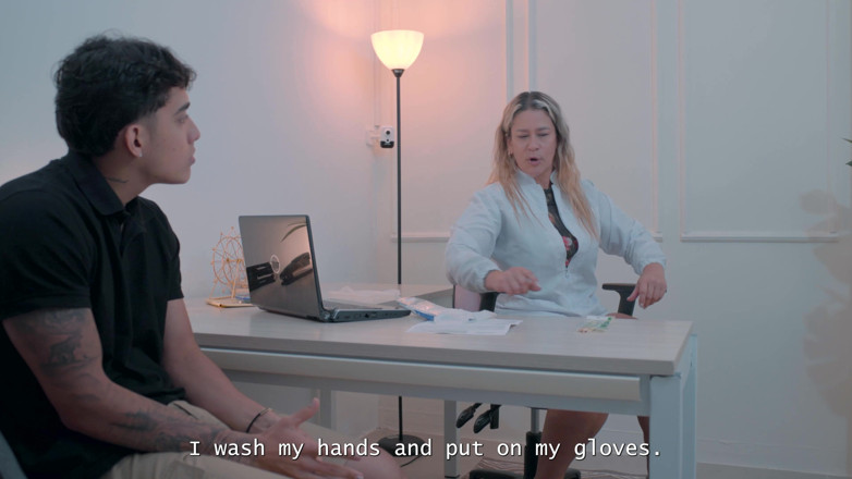 Cata Sanchez: A Sexy Doctor Performs Some Rather Strange Tests