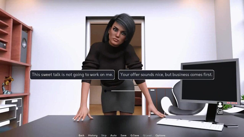 Dirty GamesXxX: Pantyhoes: secretary and a web cam girl ep 2