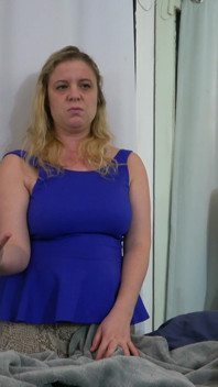 Stepmom tucks stepson into bed (POV)