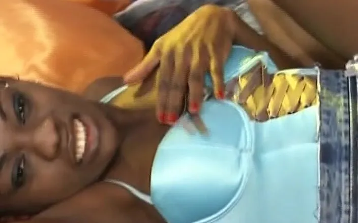 German Homemade: Beautiful German Ebony Babe Facialized After Hot Ir Action