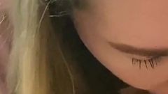 She Is Sucking Sloppy to Tears