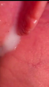 Fuck with My Roommate and Cum on Shaved Pussy