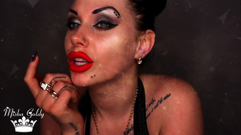Goddess Misha Goldy: Today I am letting you wank all over my big...