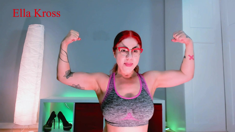 Ella Kross: Sembah otot saya! HD Mp4