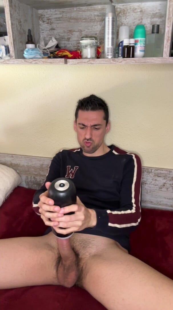 Liam Harding: Hot Stepdaddy Showing off Big Cock and Playing with Vibrator
