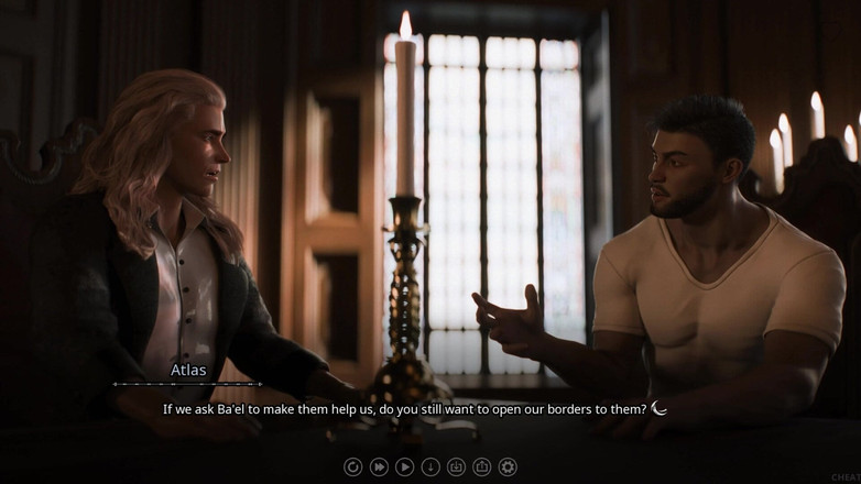 3D Cartoon Porn: Seven Realms 30 Atlas se setkává s čarodějnickou královnou Arianne (sfw)