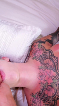 Spännande trekant och DP med Cassidy Luxe Slutar med creampie