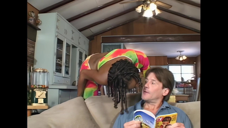 The Dark Side X: Weißer schwanz verwüstet schwarze vollbusige muschi