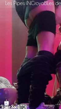 (makingoff⁴ View G) Sex Slave in Front of a Beautiful Cock in Facefucking, Slut Takes a Cum Shower