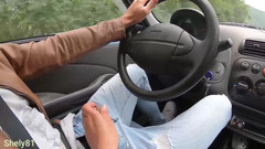 Shely81: Nieznany facet jeździ mi samochodem i dotykam jego kutasa przez...