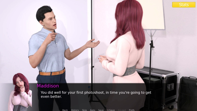 3D Cartoon Porn: Erotica 12 - Rens Fotoshooting mit Madison und mystery girl sendet nackte