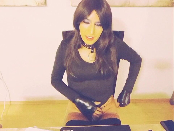 Tammy sissy slave: Masturbazione ricca a casa