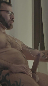 Daddy Huge Cock Jerking off