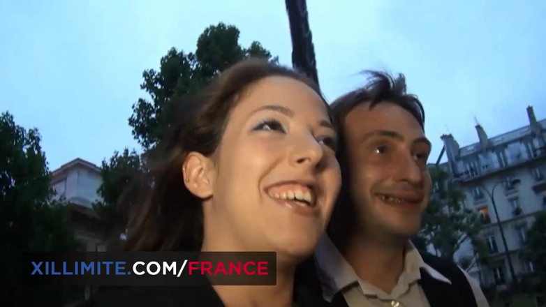 Made In France: Gang bang with young brunette Daphnée