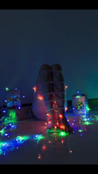 Just Me Pretending to Be Your Christmas Tree P.s. Feet Lovers Might Really Enjoy the Tease