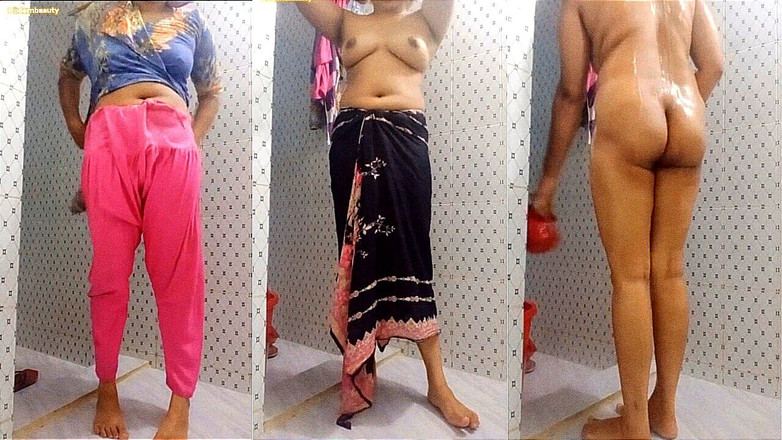 ModernBeauty: Scéna ve sprše bangladéšské dívky Akhi. Koupám se ve své...