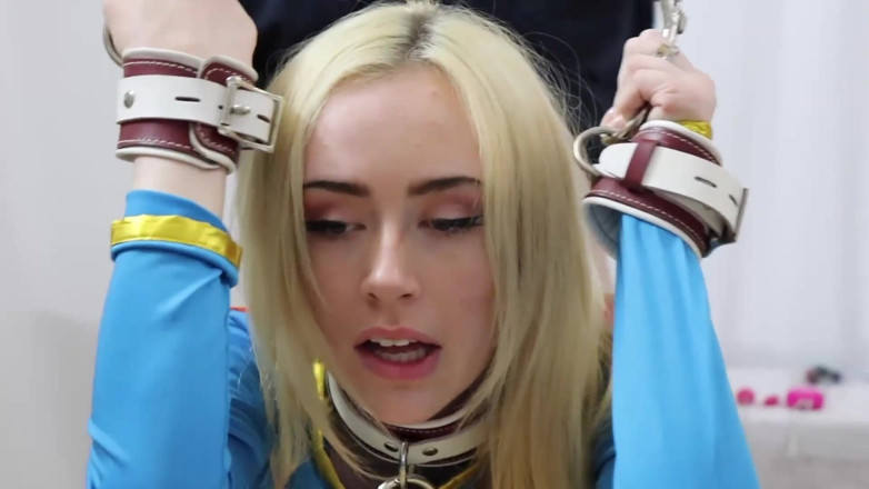 Azure Sky Films: Candy White Supergirl solo 1-2 perhambaan gaya doggy blowjobs deepthroat oral