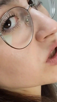 Shanaxnow Cheerleader Nerdy Begging for Blowjob Cum in Mouth